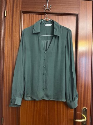 Blusa Sfera verde jade