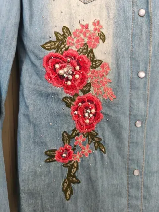 Camisa vaquera MONDAY PREMIUM bordada