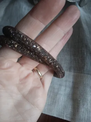 Bracciale Swarovski marrone bruciato