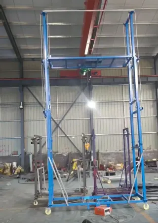 Andamio eléctrico con mando