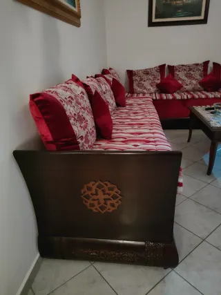 Divano angolare stile nord africano