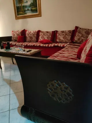 Divano angolare stile nord africano