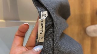 Vestido gris brillante talla S