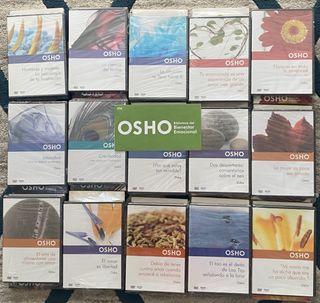 15 libros+15 DVD’s de OSHO ( Sin desempaquetar)