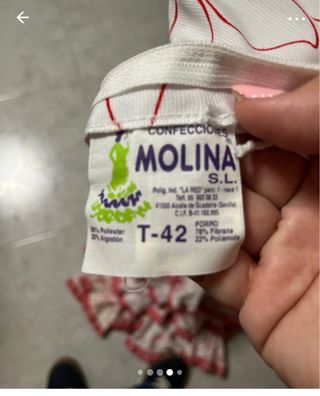 Traje Flamenca Volantes Flores