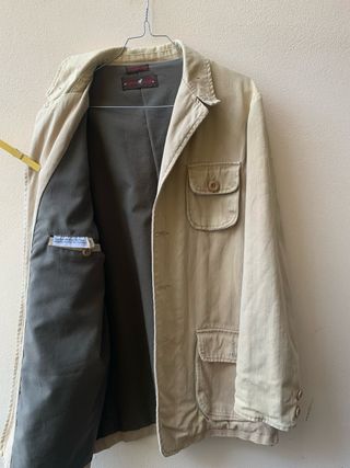 Giacca Ruben Wood Beige vintage size XXL -cotone