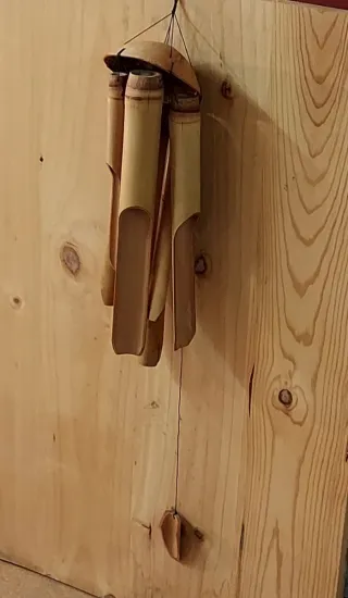 Carillon di Bambù a Sospensione Dimensioni 15x15x90