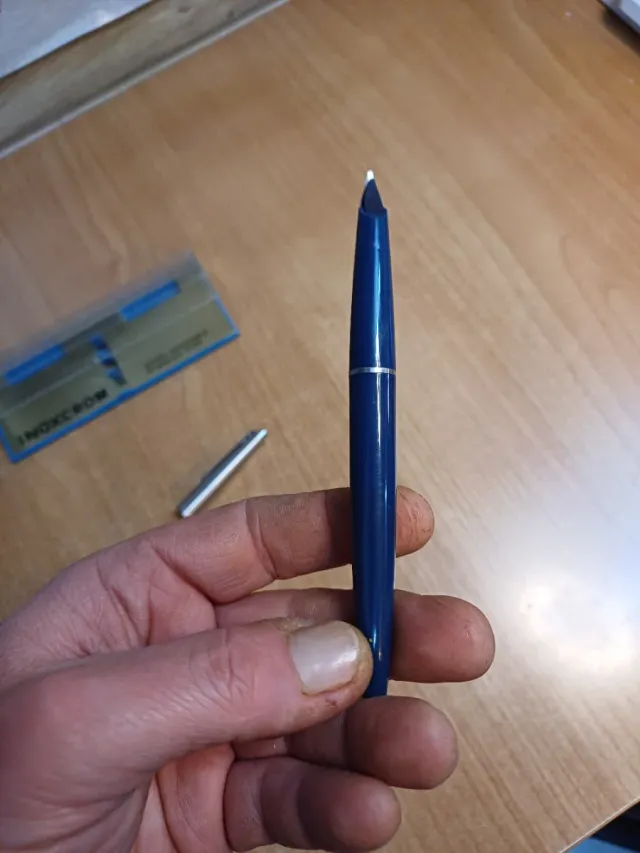 Pluma estilográfica Inoxcrom azul