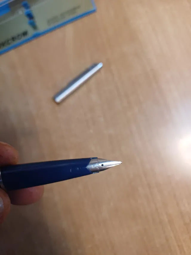 Pluma estilográfica Inoxcrom azul