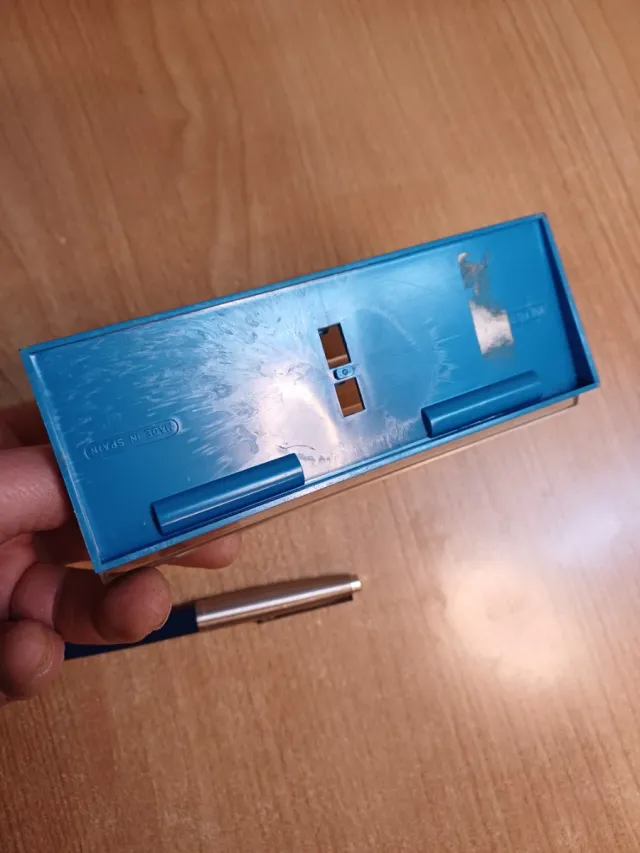 Pluma estilográfica Inoxcrom azul