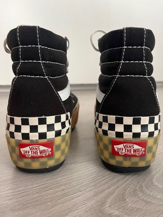 Vans Sk8Hi Stacked Talla 38 Negro Plataforma