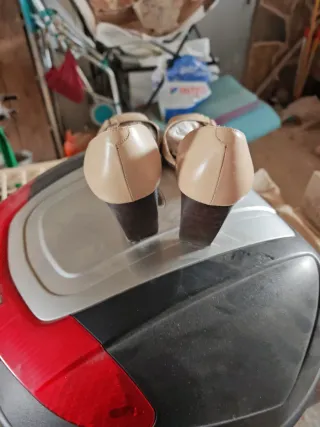 Zapatos Balenciaga París Beige