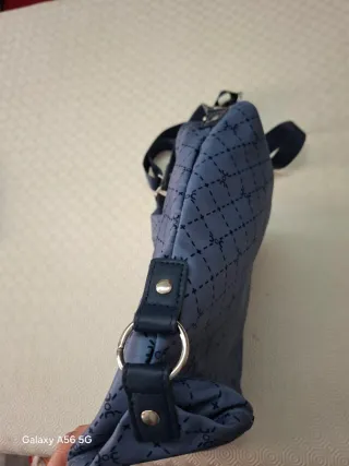 Borsa Carpisa blu con fantasia