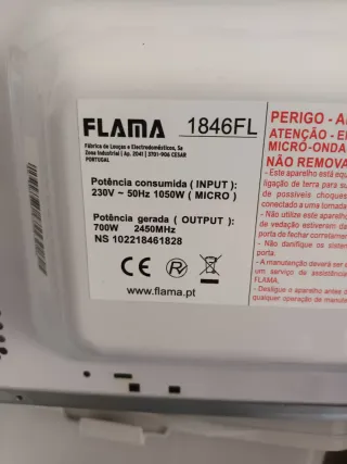 Microondas Flama 1846FL - Impecável