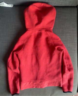 Sudadera Nike Tech Fleece Roja Niños