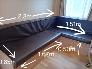 Sofá modular camping 2.3m x 1.51m