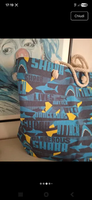 Borsa mare Coveri