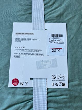 Funda Nórdica Algodón Verde 150/160