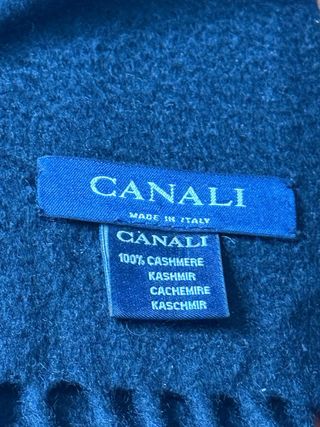 Bufanda Canali Cachemir Negra