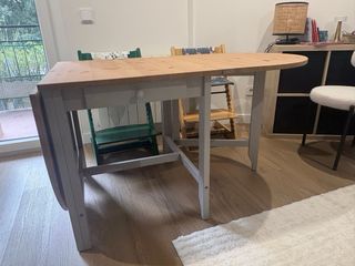 Urge! Mesa extensible IKEA madera maciza