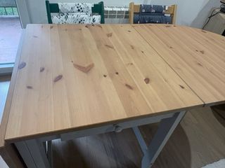 Urge! Mesa extensible IKEA madera maciza