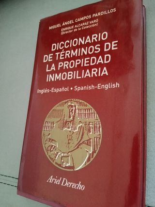 Diccionario de términos del propiedad inmobiliaria