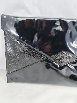 Pochette vintage anni 80 nera