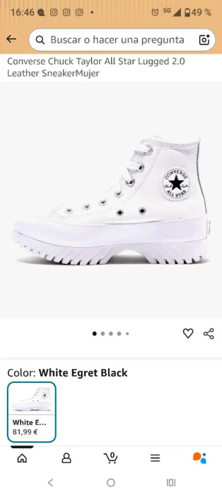 Zapatillas Converse T.38