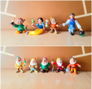 Lote Blancanieves y los siete Enanitos Figuras