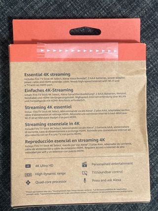 Fire TV Stick 4K Select 8GB Wi-Fi 5