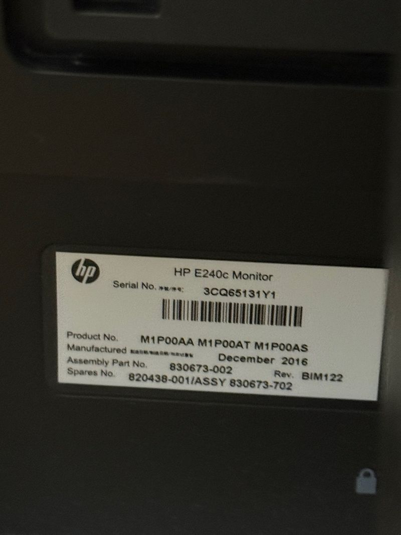 Monitor HP EliteDisplay E240c afbeelding 3