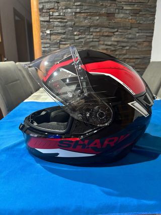 Casco integral Shark RIDILL 2 - Negro/Rojo