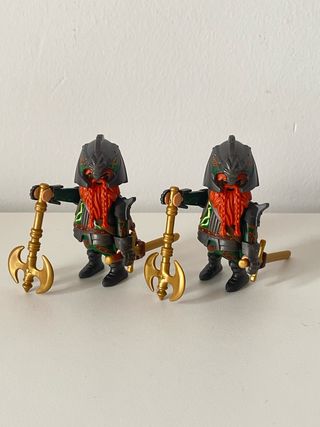 Lote Playmobil guerreros enanos