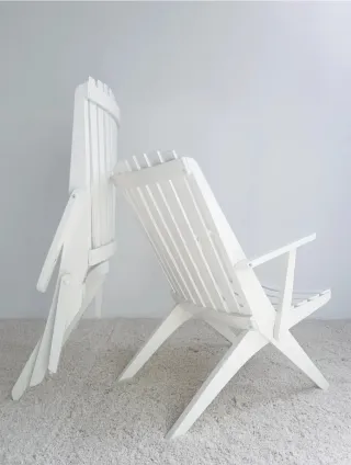 2 Sillas Plegables Mid Century. Vintage, 60s.