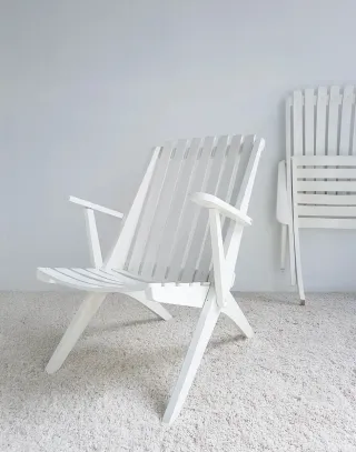 2 Sillas Plegables Mid Century. Vintage, 60s.