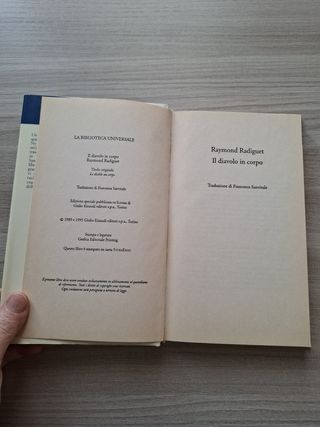 Libro "Il diavolo in corpo" di Raymond Radigurt