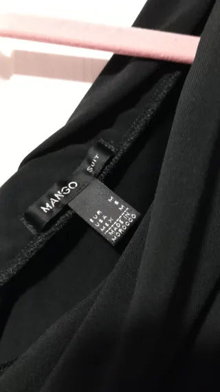 Vestido Mango negro corto fiesta