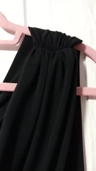 Vestido Mango negro corto fiesta