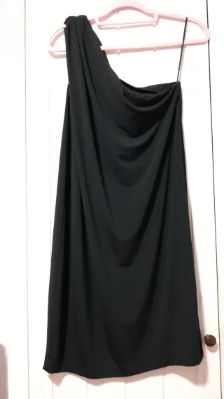 Vestido Mango negro corto fiesta