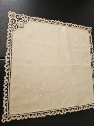 Centrino/sottopiatto in lino e Cantù