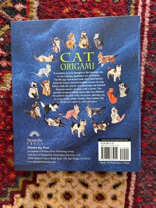 Libro di Origami di Gatti + Carta