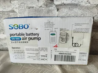 Bomba Aire Acuario Portátil SOBO SB-980