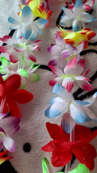 Collane hawaiane floreali