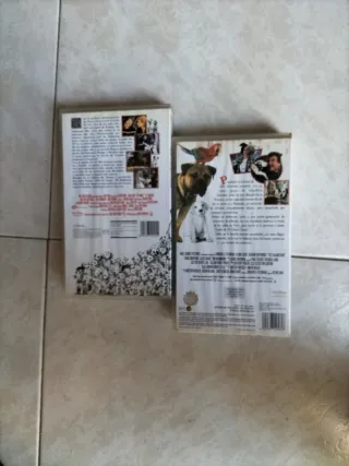 2 Cintas VHS 101 Dálmatas (Español)