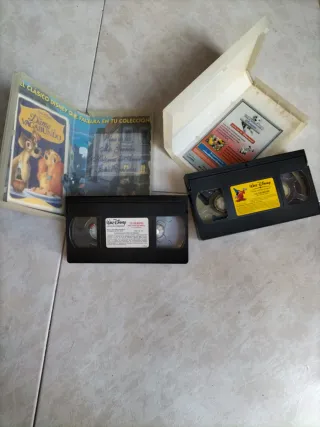 2 Cintas VHS 101 Dálmatas (Español)