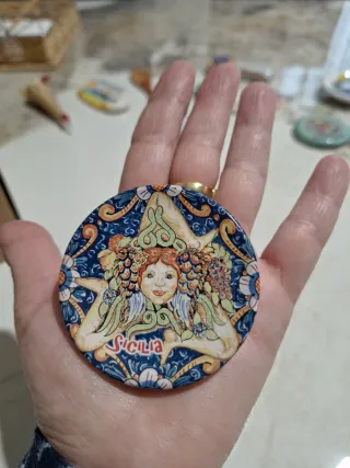 Magnete Frigorifero: Sicilia Trinacria