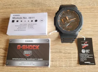 Reloj hombre Casio G-Shock GA-2100-1A4ER Negro