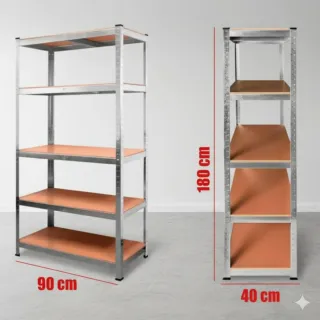 Estantería Metálica Carga Pesada 180x90x40