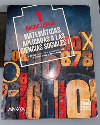 Matemáticas aplicadas a las Ciencias Sociales I.