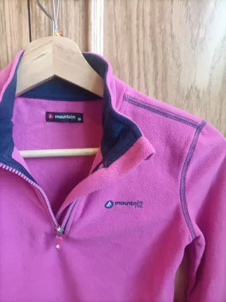 Forro polar rosa montaña